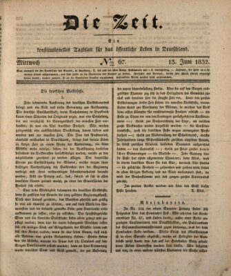 Die Zeit Mittwoch 13. Juni 1832