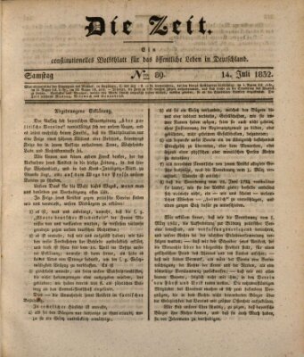 Die Zeit Samstag 14. Juli 1832