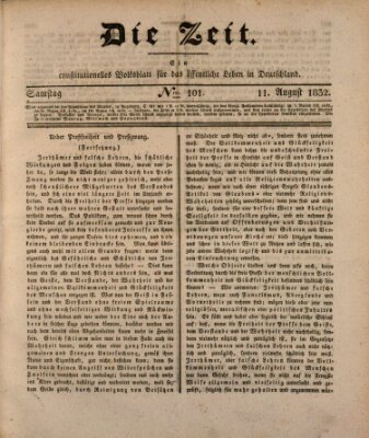 Die Zeit Samstag 11. August 1832