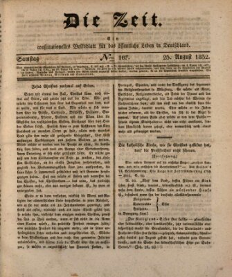 Die Zeit Samstag 25. August 1832