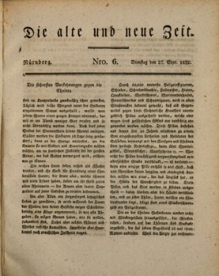 Die alte und neue Zeit Dienstag 27. September 1831