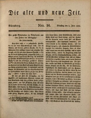 Die alte und neue Zeit Dienstag 5. Juni 1832