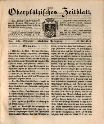 Oberpfälzisches Zeitblatt (Amberger Tagblatt) Mittwoch 9. Mai 1849