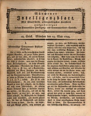 Münchner Intelligenzblatt (Münchner Intelligenzblatt) Samstag 23. Mai 1795