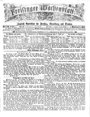 Freisinger Wochenblatt Sonntag 8. Juli 1866