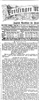 Freisinger Wochenblatt Sonntag 21. Oktober 1866