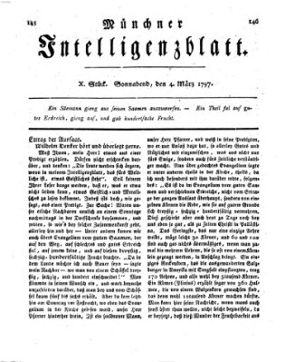 Münchner Intelligenzblatt Samstag 4. März 1797