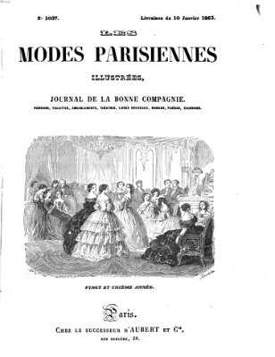 Les Modes parisiennes Samstag 10. Januar 1863