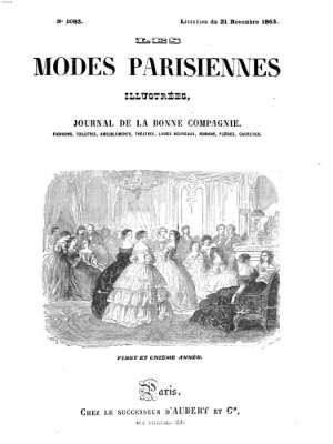 Les Modes parisiennes Samstag 21. November 1863