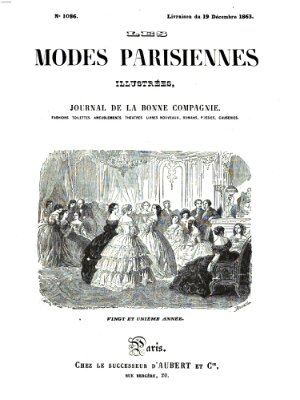 Les Modes parisiennes Samstag 19. Dezember 1863