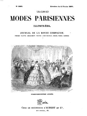 Les Modes parisiennes Samstag 6. Februar 1864