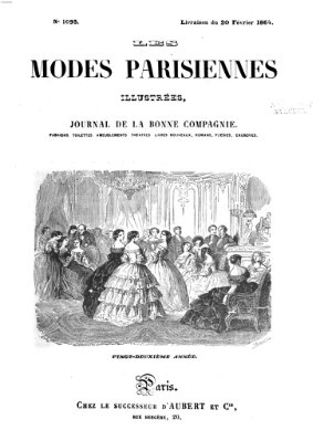 Les Modes parisiennes Samstag 20. Februar 1864