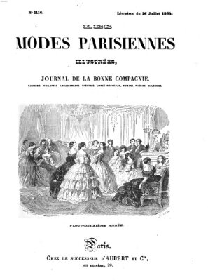 Les Modes parisiennes Samstag 16. Juli 1864