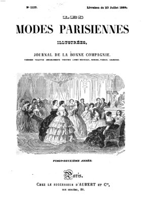 Les Modes parisiennes Samstag 23. Juli 1864