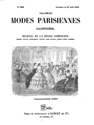 Les Modes parisiennes Samstag 27. August 1864