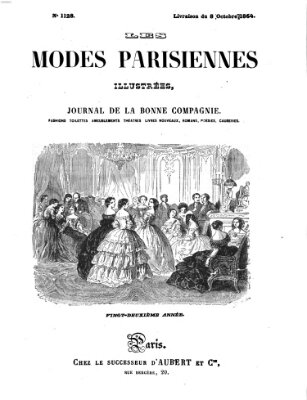 Les Modes parisiennes Samstag 8. Oktober 1864