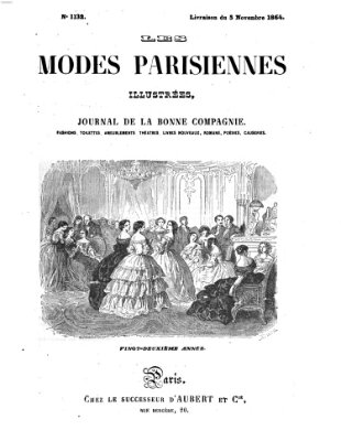 Les Modes parisiennes Samstag 5. November 1864