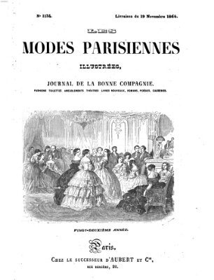 Les Modes parisiennes Samstag 19. November 1864