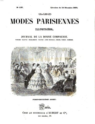 Les Modes parisiennes Samstag 10. Dezember 1864