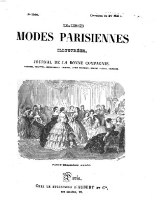 Les Modes parisiennes Samstag 20. Mai 1865