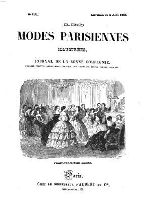 Les Modes parisiennes Samstag 5. August 1865