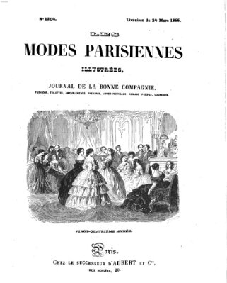 Les Modes parisiennes Samstag 24. März 1866