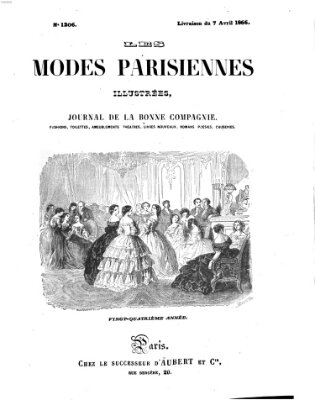 Les Modes parisiennes Samstag 7. April 1866