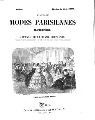 Les Modes parisiennes Samstag 21. April 1866