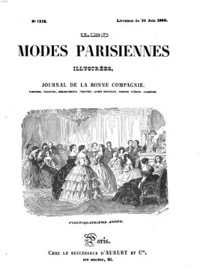 Les Modes parisiennes Samstag 30. Juni 1866