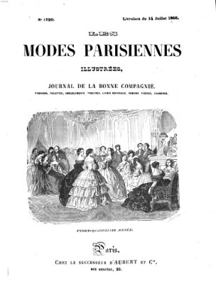 Les Modes parisiennes Samstag 14. Juli 1866