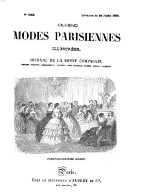 Les Modes parisiennes Samstag 28. Juli 1866