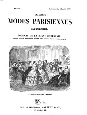 Les Modes parisiennes Samstag 18. August 1866