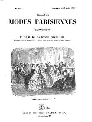 Les Modes parisiennes Samstag 25. August 1866