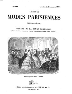 Les Modes parisiennes Samstag 8. September 1866