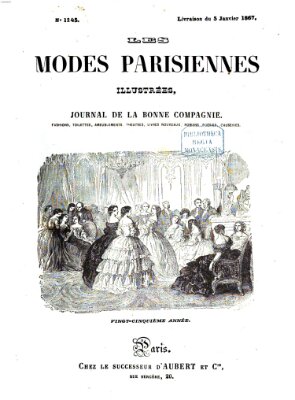 Les Modes parisiennes Samstag 5. Januar 1867