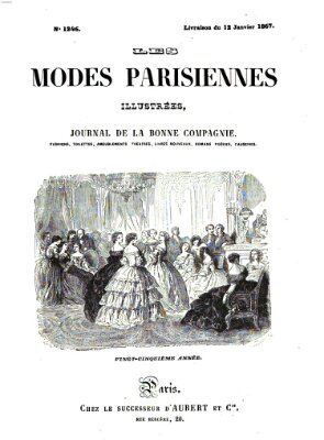 Les Modes parisiennes Samstag 12. Januar 1867