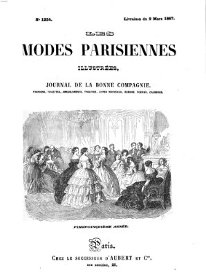 Les Modes parisiennes Samstag 9. März 1867