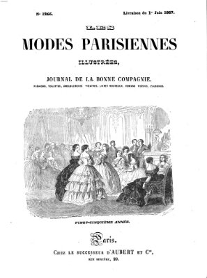 Les Modes parisiennes Samstag 1. Juni 1867