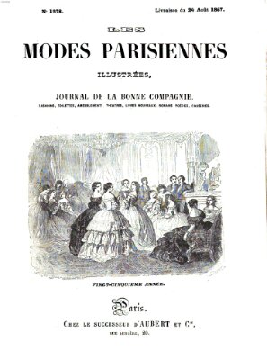 Les Modes parisiennes Samstag 24. August 1867