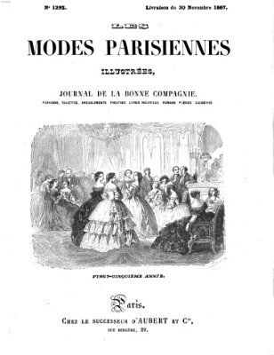 Les Modes parisiennes Samstag 30. November 1867