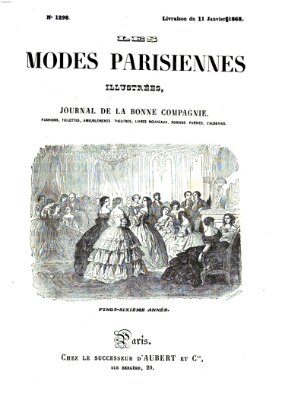 Les Modes parisiennes Samstag 11. Januar 1868