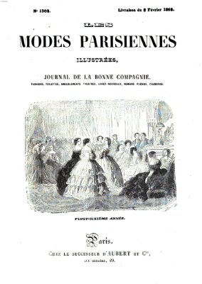 Les Modes parisiennes Samstag 8. Februar 1868