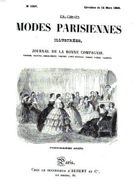 Les Modes parisiennes Samstag 14. März 1868