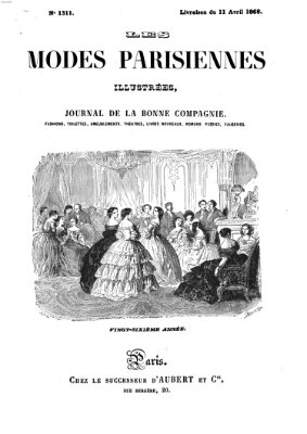 Les Modes parisiennes Samstag 11. April 1868