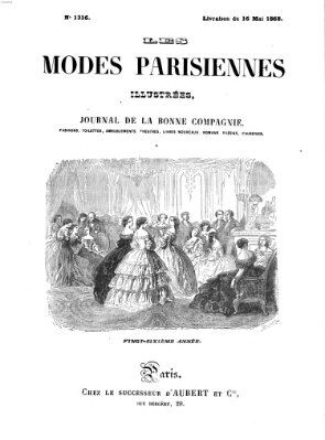 Les Modes parisiennes Samstag 16. Mai 1868