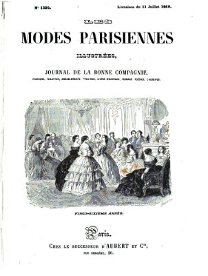 Les Modes parisiennes Samstag 11. Juli 1868