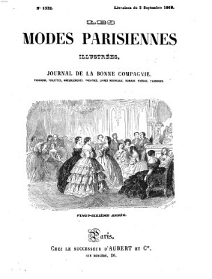 Les Modes parisiennes Samstag 5. September 1868