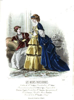 Les Modes parisiennes Samstag 9. Januar 1869