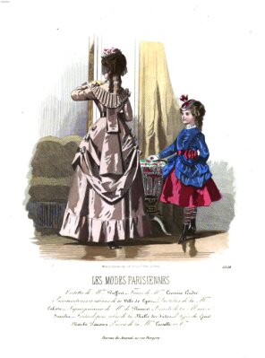 Les Modes parisiennes Samstag 6. März 1869