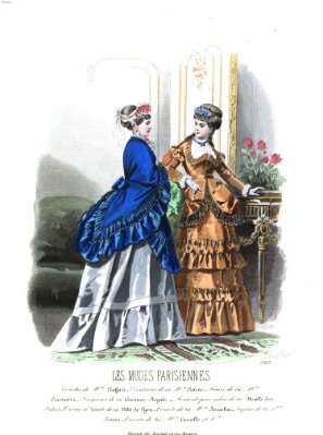 Les Modes parisiennes Samstag 10. April 1869